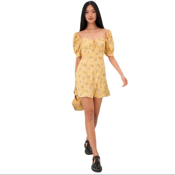 Reformation Floral Mini Dress - Picture 4 of 14